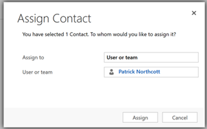 Assign Contact